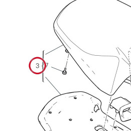 Selle passager chauffante — réf. 59517481AC | Ducati Store
