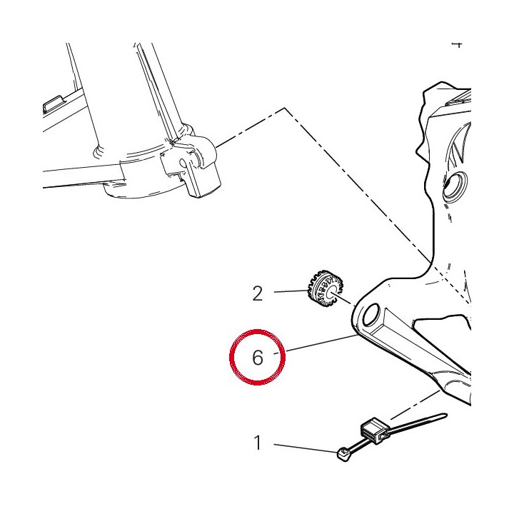 Support devant 8291J154B — réf. 8291J154B | Ducati Store
