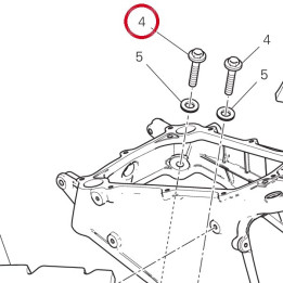 Vis speciale M10X55 — réf. 7791C071AA | Ducati Store