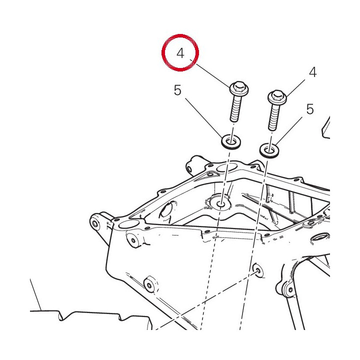 Vis speciale M10X55 — réf. 7791C071AA | Ducati Store