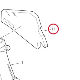 Panneau insonorisant gauche — réf. 48612661A | Ducati Store