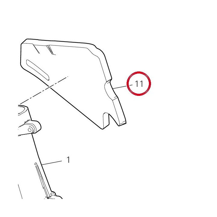 Panneau insonorisant gauche — réf. 48612661A | Ducati Store