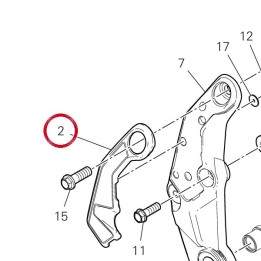 Pare-Chaleur supérieur — réf. 4601H623A | Ducati Store