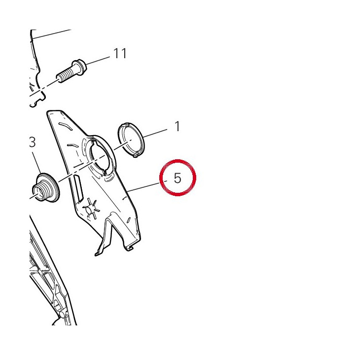Pare-Chaleur inférieur — réf. 4601H732A | Ducati Store