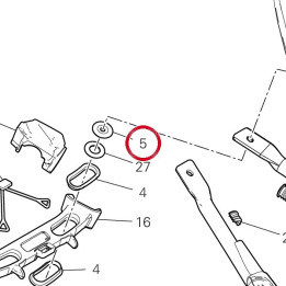 Entretoise 71615881BA — réf. 71615881BA | Ducati Store