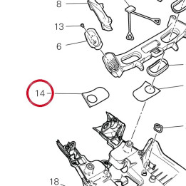 Tole droit 8271H191BA — réf. 8271H191BA | Ducati Store