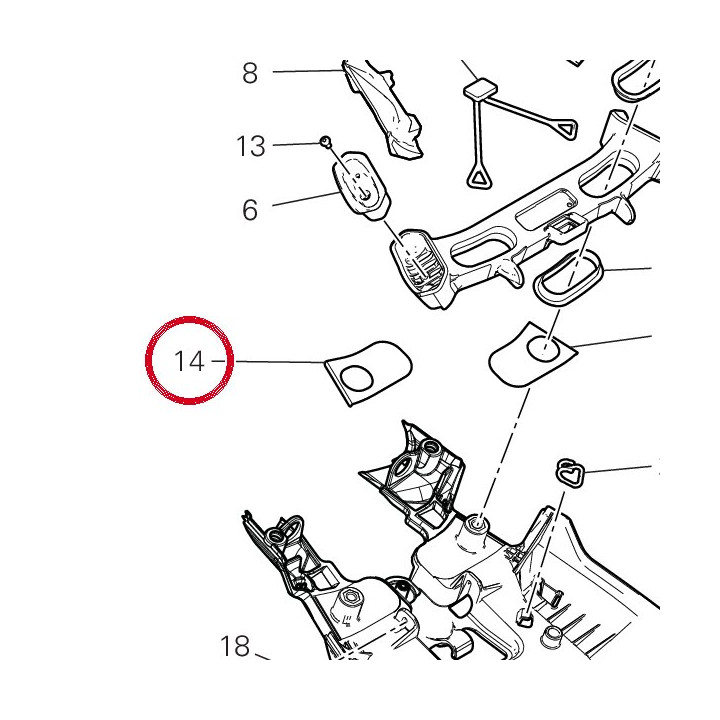 Tole droit 8271H191BA — réf. 8271H191BA | Ducati Store