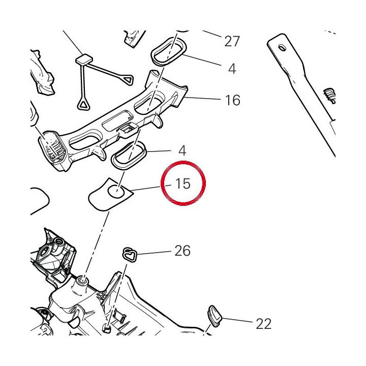 Tole gauche 8271H201BA — réf. 8271H201BA | Ducati Store