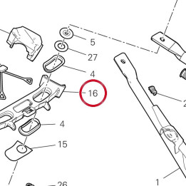 Support valises flottantes — réf. 8291I732A | Ducati Store