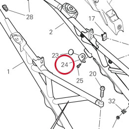 Equerre 8301L281AA — réf. 8301L281AA | Ducati Store