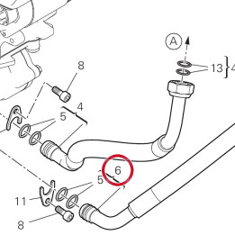 Tuyau 54911652B — réf. 54911652B | Ducati Store
