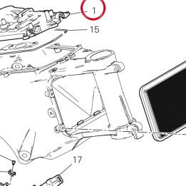 Couvercle airbox supérieur — réf. 24717492A | Ducati Store