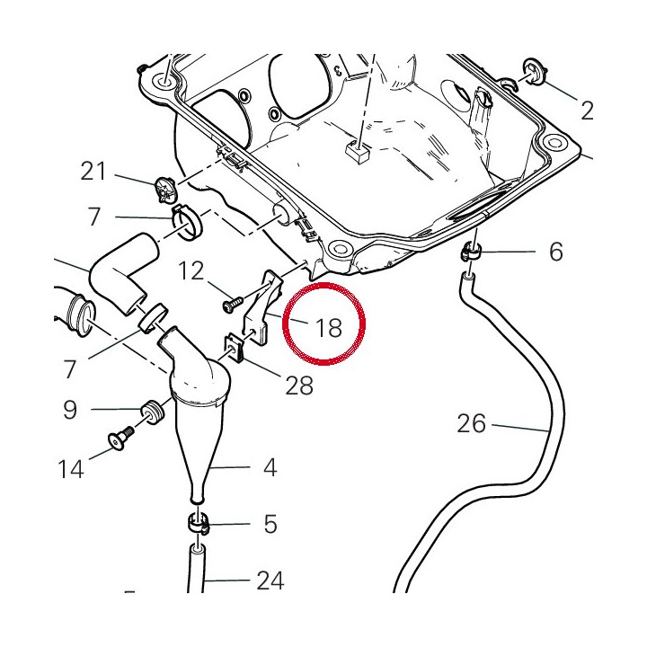Equerre 8301H221AA — réf. 8301H221AA | Ducati Store