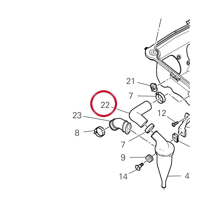 Tuyau 87614042A — réf. 87614042A | Ducati Store