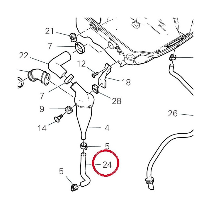 Tuyau 93310541AA — réf. 93310541AA | Ducati Store
