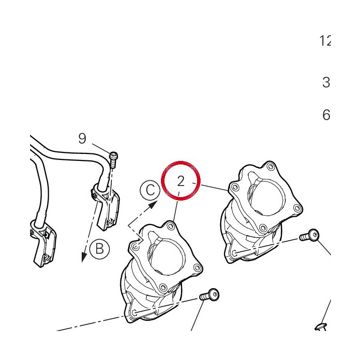 Raccord D'Admission — réf. 14010931A | Ducati Store