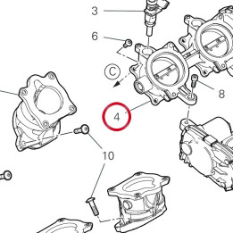 Corps papillon 28211461A — réf. 28211461A | Ducati Store