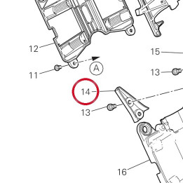 Couvercle droit 24716831A — réf. 24716831A | Ducati Store