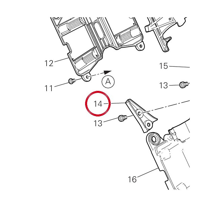 Couvercle droit 24716831A — réf. 24716831A | Ducati Store