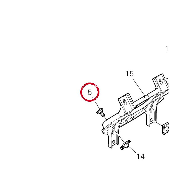 Vis tcei M5X9 77914992A — réf. 77914992A | Ducati Store