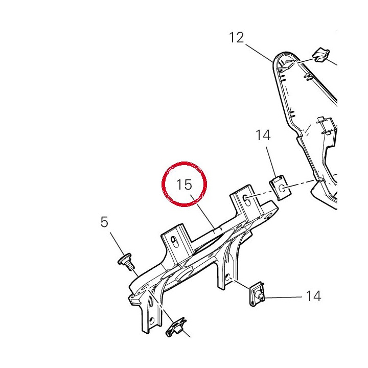 Passe-Tube 8291J381A — réf. 8291J381A | Ducati Store