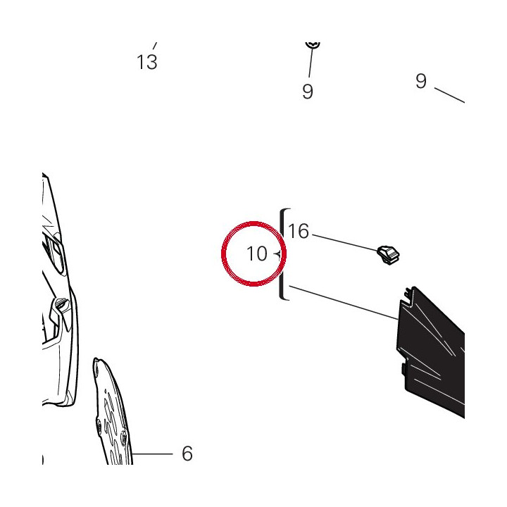 Couvercle du convoyeur — réf. 480PE912AA | Ducati Store