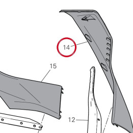 Ass cover conv rosso — réf. 480PE921AM | Ducati Store