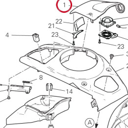 Volet Porte-Objets 4801D473A — réf. 4801D473A | Ducati Store