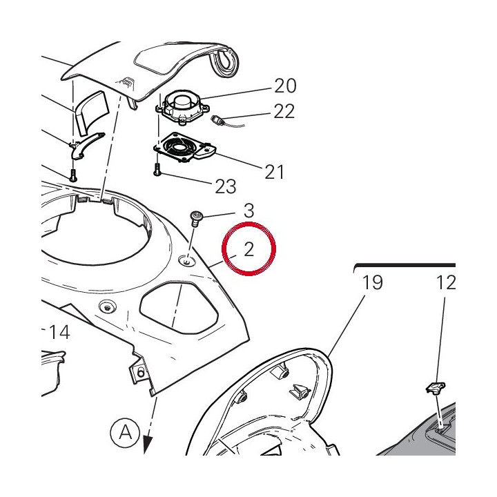 Cache 4801A952A — réf. 4801A952A | Ducati Store