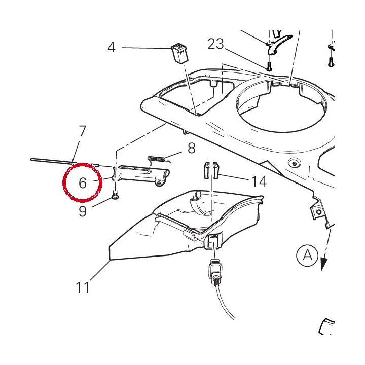 Support 8291I881A — réf. 8291I881A | Ducati Store