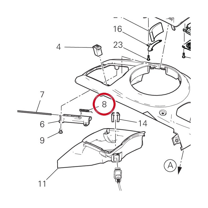 Ressort 7991B471AA — réf. 7991B471AA | Ducati Store