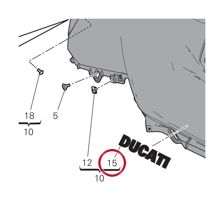 Decalcomanie Ducati — réf. 43512801E | Ducati Store