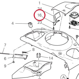 Couvercle filtre ensemble — réf. 4801D661A | Ducati Store