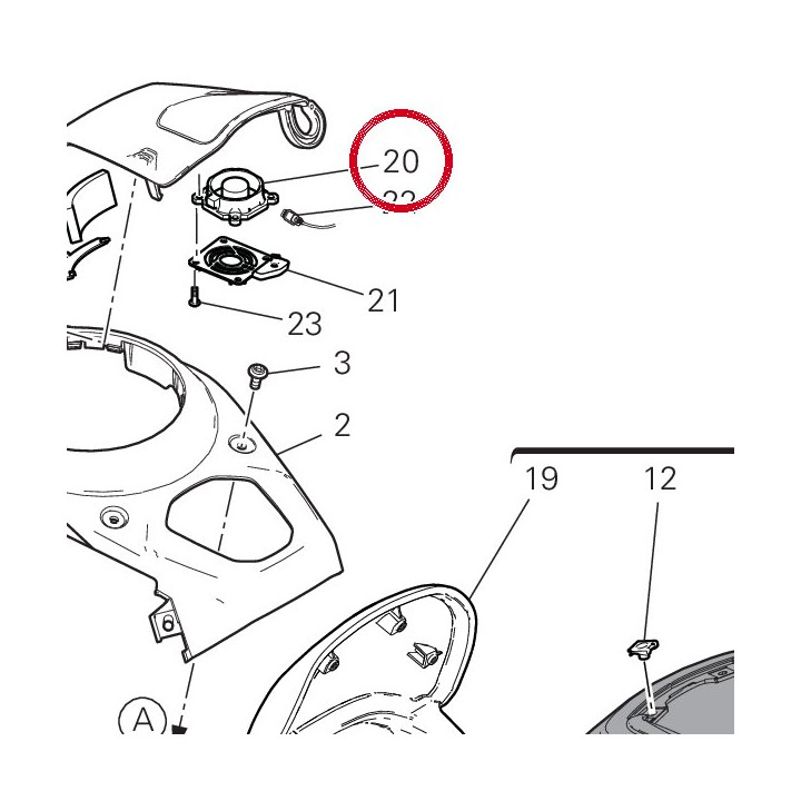 Ventilateur 55040391A — réf. 55040391A | Ducati Store