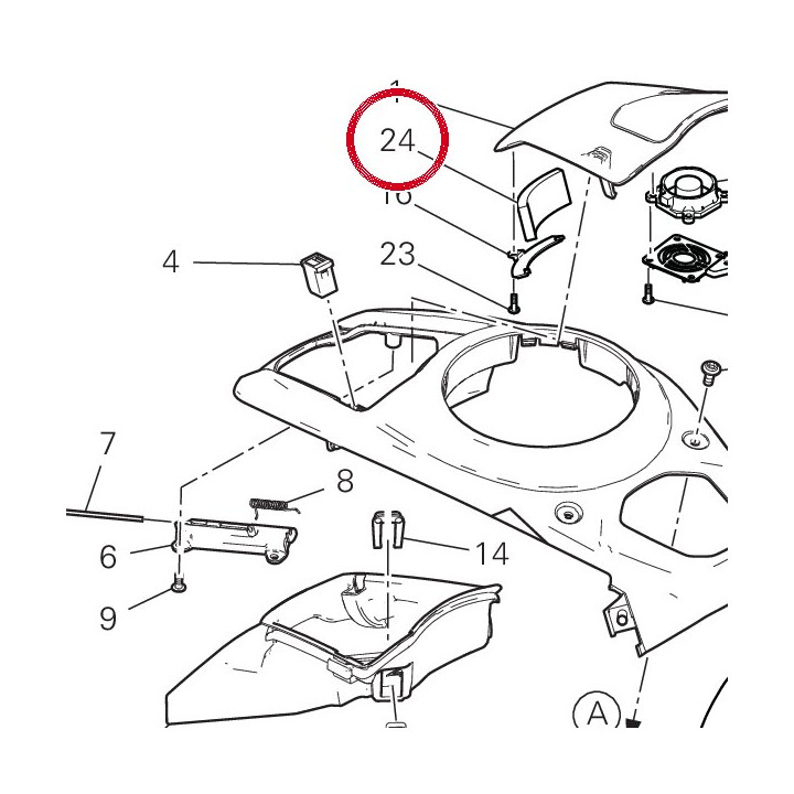Filtre à air ventilateur — réf. 42610781A | Ducati Store