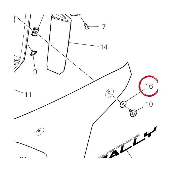 Rondelle 85214741A — réf. 85214741A | Ducati Store