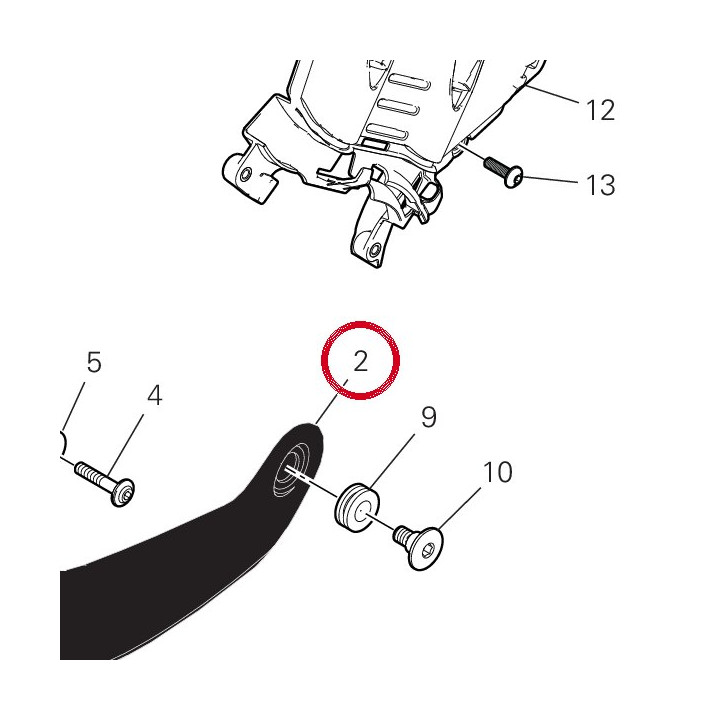 Sous-Carter D'Huile gauche — réf. 4601H211BB | Ducati Store