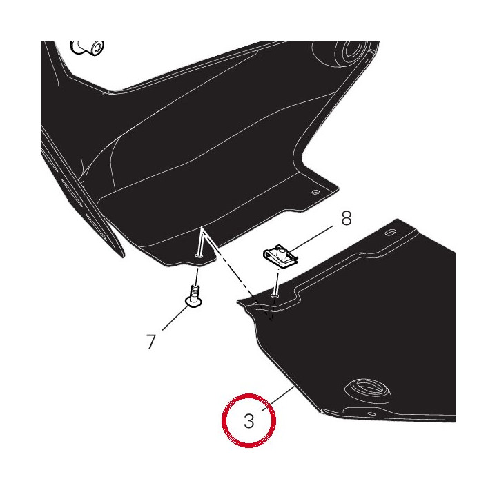 Sous-Carter D'Huile — réf. 4601H231CB | Ducati Store
