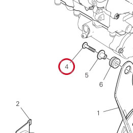 Vis tbei M6X30 77211011B — réf. 77211011B | Ducati Store