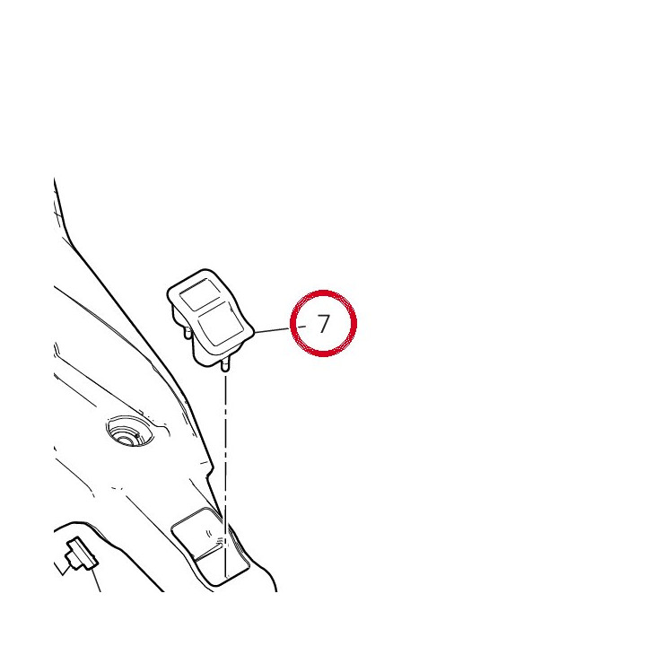 Caoutchouc 76414501AA — réf. 76414501AA | Ducati Store