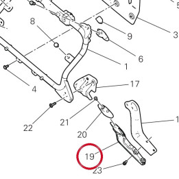 Support inférieure droit — réf. 8301M941AA | Ducati Store