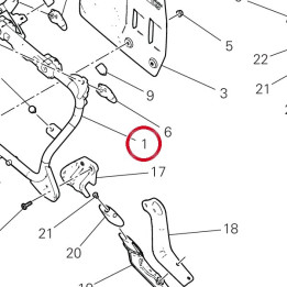 Sous-Cadre valise drt — réf. 47028991A | Ducati Store