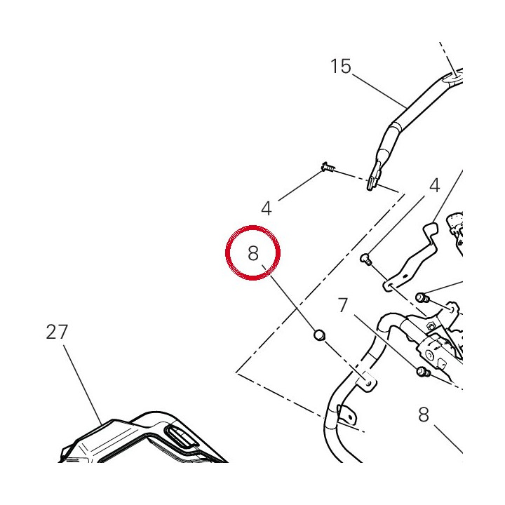 Tampon 97612801A — réf. 97612801A | Ducati Store
