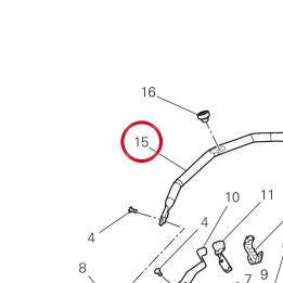 Traverso posteriore — réf. 47019012A | Ducati Store