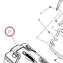 Valise laterale droite — réf. 96722871AA | Ducati Store
