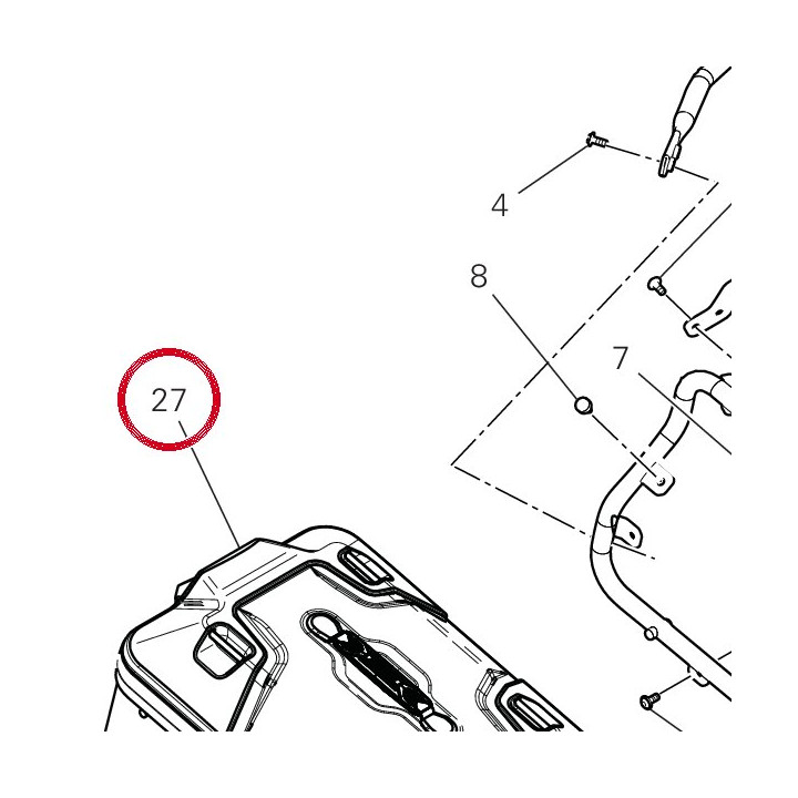 Valise laterale droite — réf. 96722871AA | Ducati Store