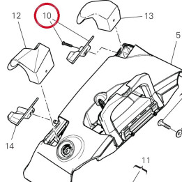 Rear lock - lh bag 69812793A — réf. 69812793A | Ducati Store
