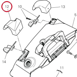 Front hook - lh bag — réf. 69812712A | Ducati Store