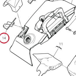 Chiusura anteriore borsa sx — réf. 69812781B | Ducati Store