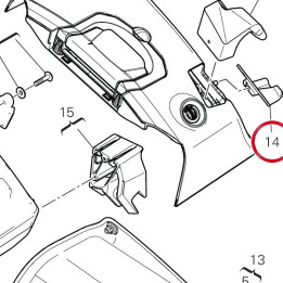 Chiusura anteriore borsa dx — réf. 69812761A | Ducati Store